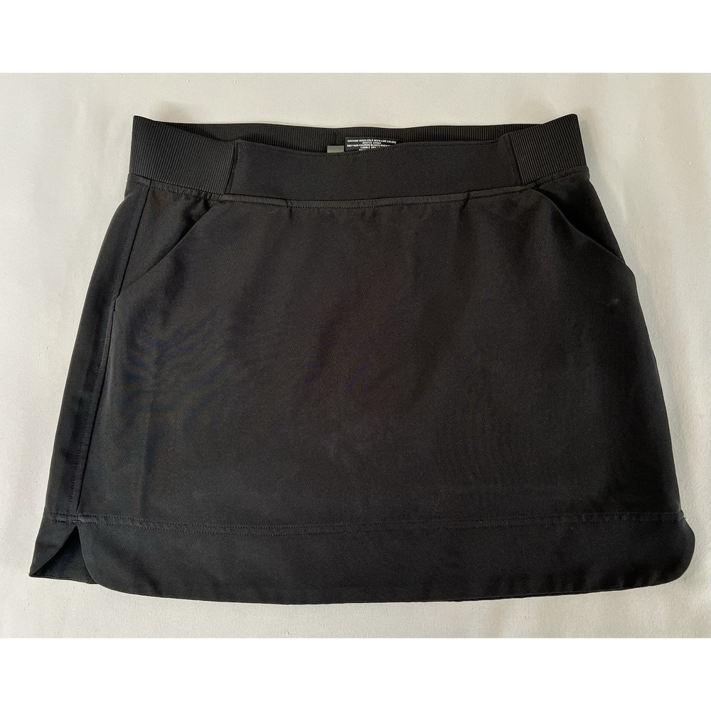 32 Degrees Cool Skort Women M Skirt With Shorts Active Athletic Black